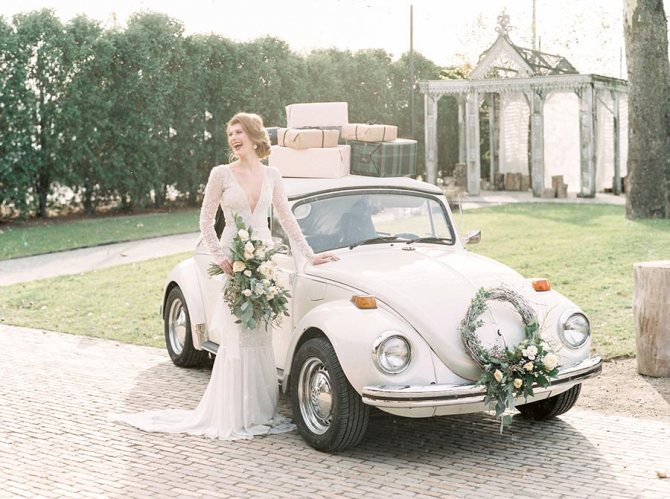 10 способов украсить машину на свадьбу своими руками 10