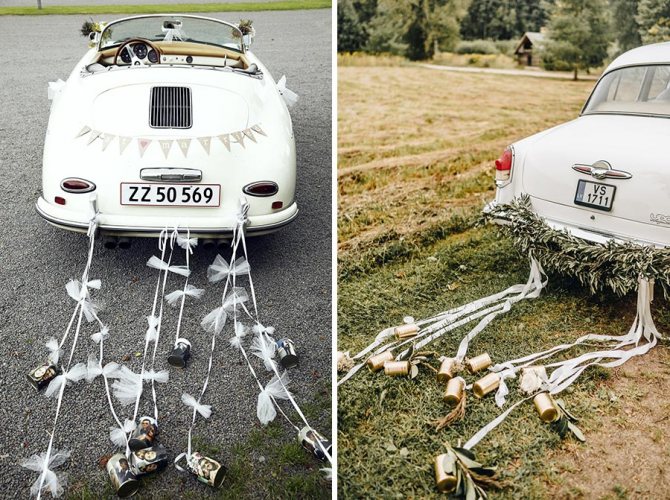 10 способов украсить машину на свадьбу своими руками 3