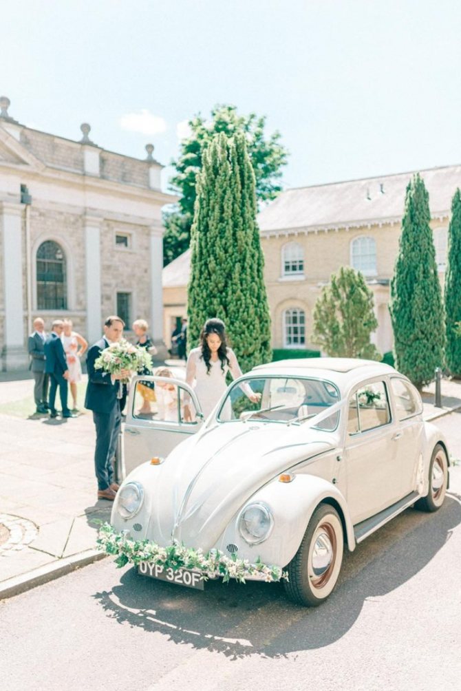 10 способов украсить машину на свадьбу своими руками 6