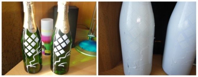 ( 106 фото) Декор свадебных бутылок своими руками