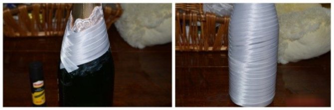 ( 106 фото) Декор свадебных бутылок своими руками