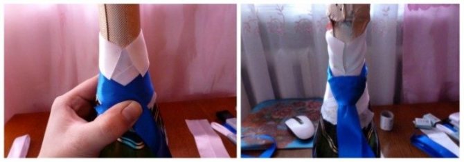 ( 106 фото) Декор свадебных бутылок своими руками