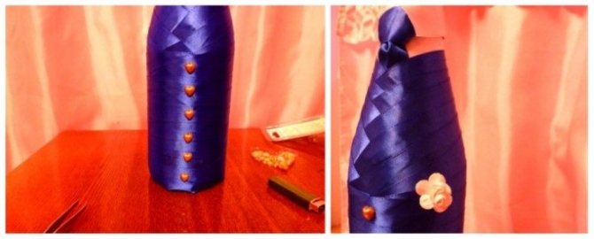 ( 106 фото) Декор свадебных бутылок своими руками