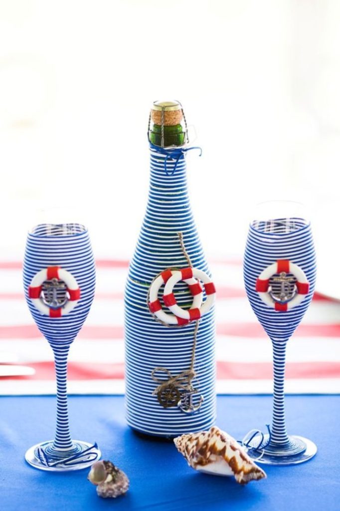 ( 106 фото) Декор свадебных бутылок своими руками