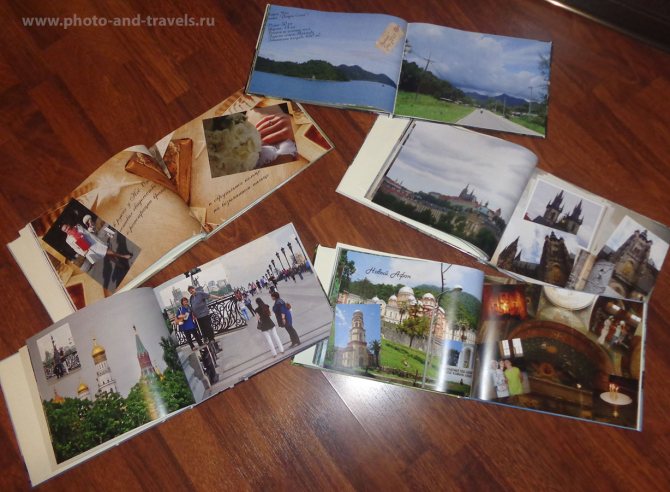 2. Пример фотокниги, в которой фото размещены без рамок, на полный размер страницы