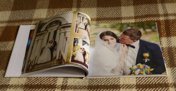 21. Пример свадебной фотокниги