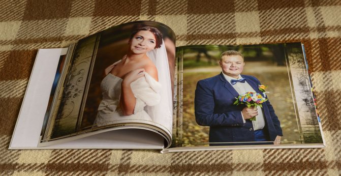 22. Экспериментируйте с форматами фотографий, при составлении свадебного альбома