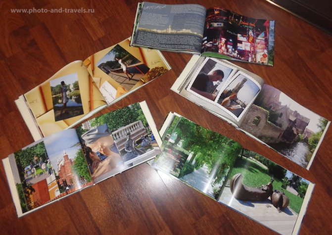 3. Образец фотокниги с демонстрацией результатов поездки в отпуск
