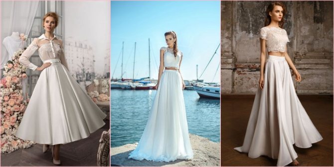 А-силуэт или трапецию часто выбирают новобрачные