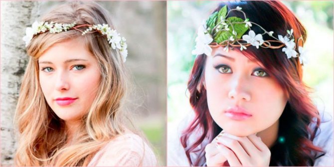 Акцент можно сделать на глазах или губах