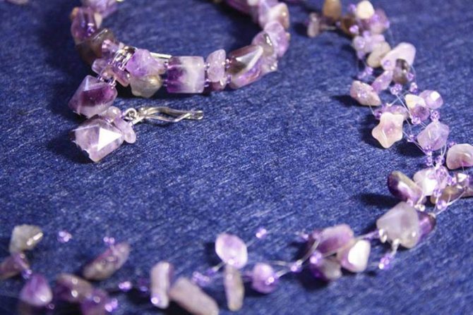 Аметистовые украшения