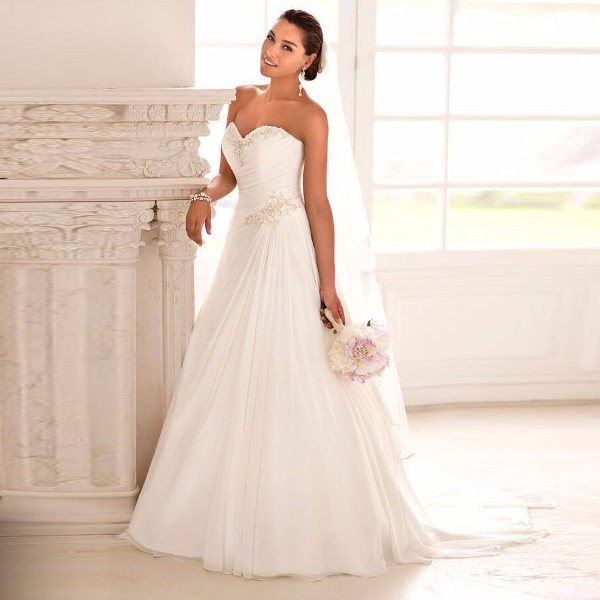 Белое платье невесты