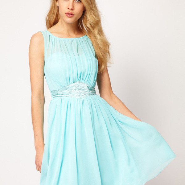бирюзовое платье на свадьбу к подруге