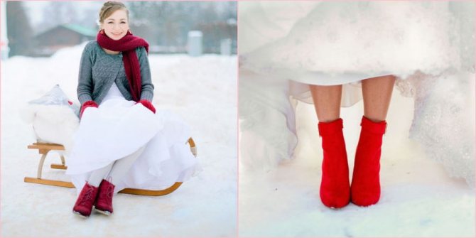 Броская и теплая обувь