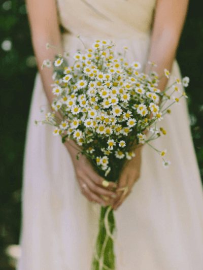 букет невесты из ромашек