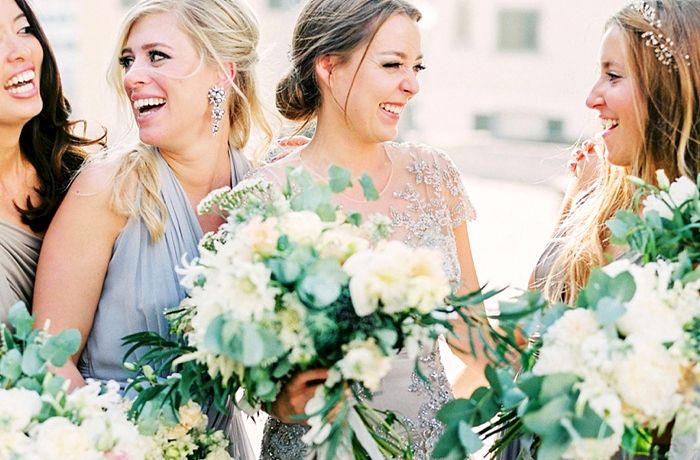 букет невесты мятный 6