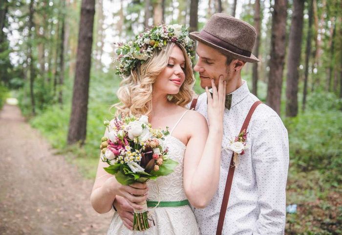 Букет невесты в стиле рустик 20