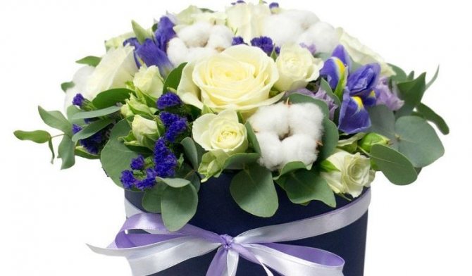 Букет в коробке