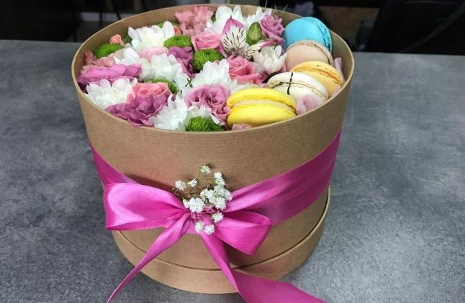 Букет в подарочной коробке