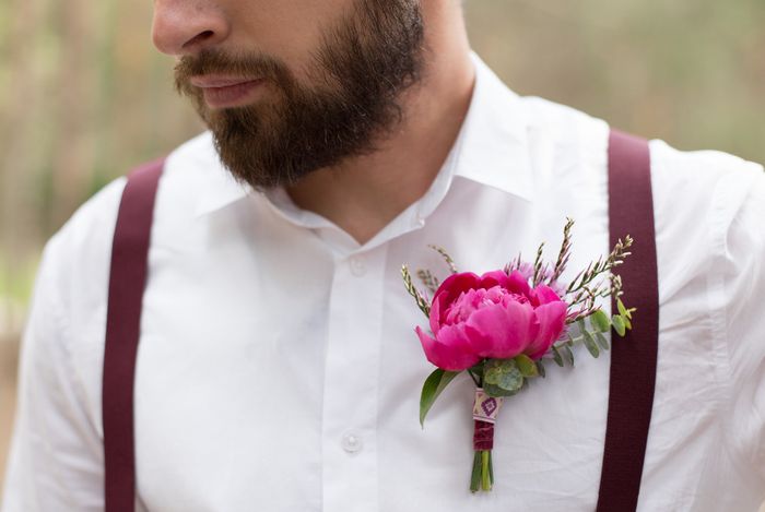 бутоньерка для жениха своими руками 5