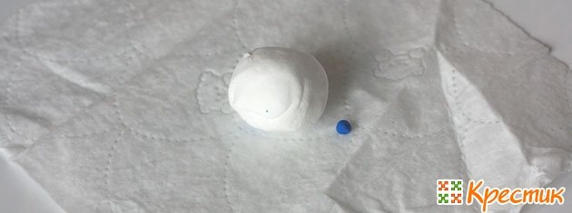 Бутоньерка из полимерной глины