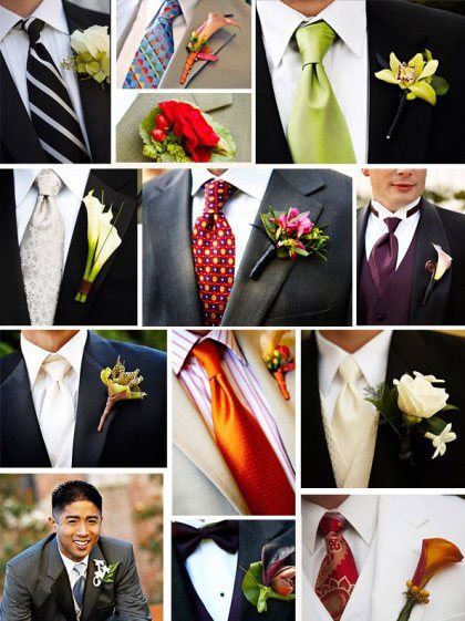 Бутоньерка жениха