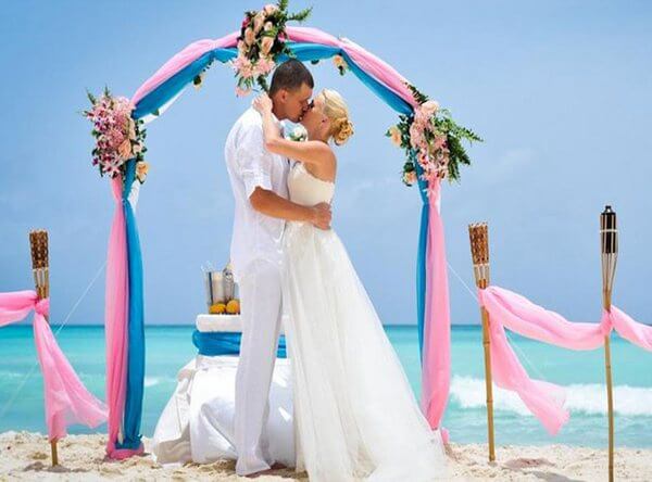 церемония на пляже