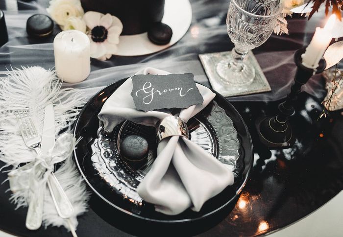 черно-белая свадьба 6