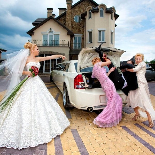 Что делать при похищении жениха на свадьбе