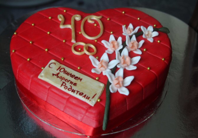 Что подарить на рубиновую свадьбу 40 лет дорогому мужу: идеи подарков