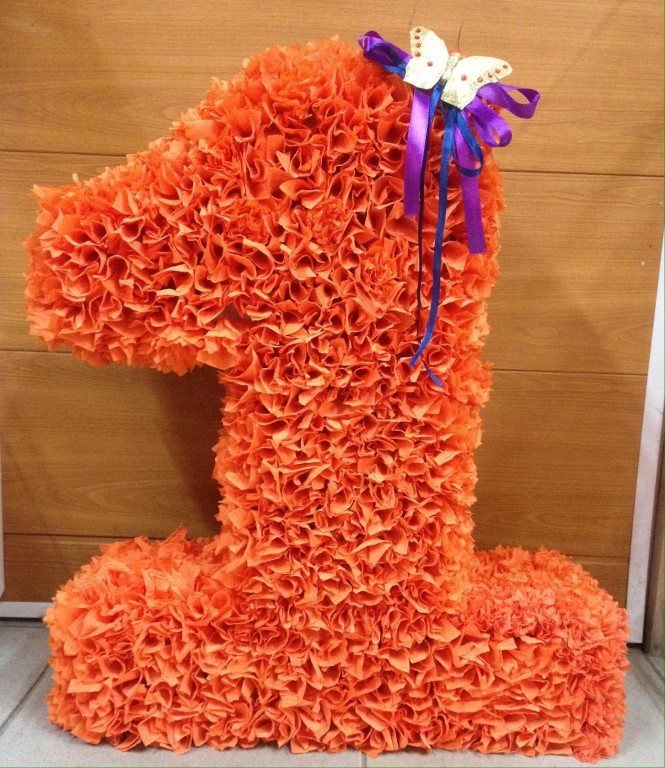 цифры и буквы из салфеток идеи варианты