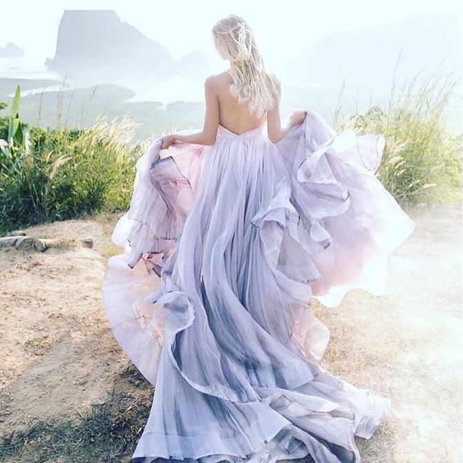 Цвета свадебных платьев 2022: основные тренды 31