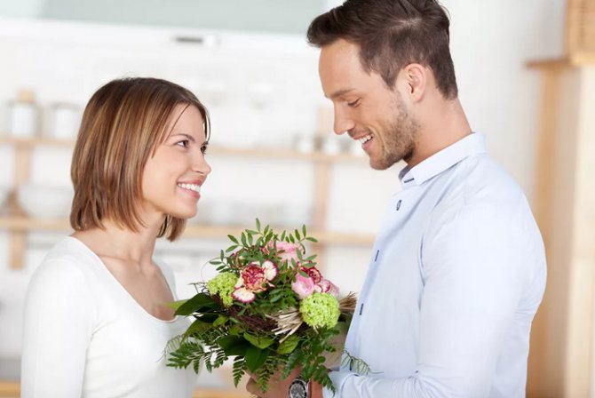 цветы для жены