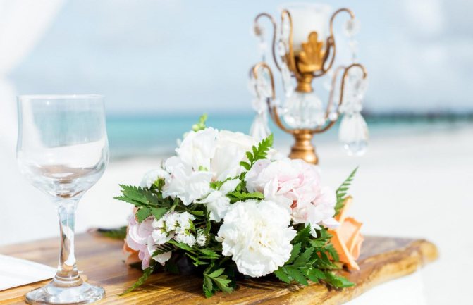 Цветы на свадьбе