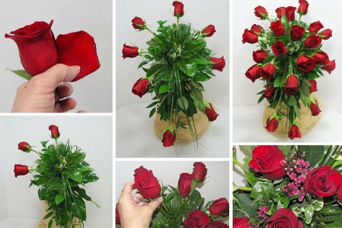 Цветы ярусами