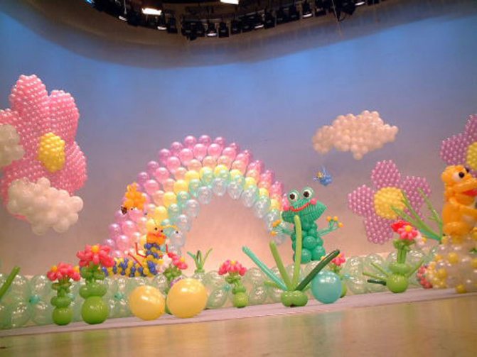 Декор детской сцены