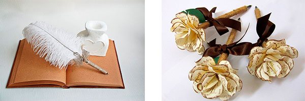 Декор ручек на свадьбу