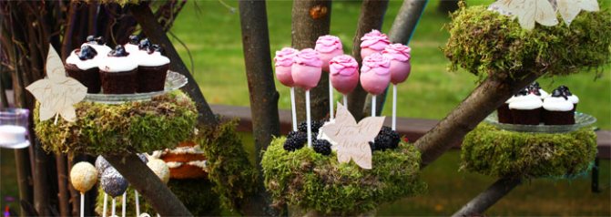 Декор свадьбы на природе