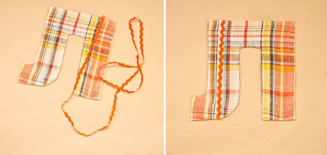 Декорирование поверхности букв