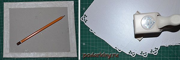 Декорируем внутренние листы книги