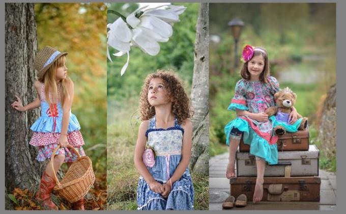 Детская одежда шик на девочках