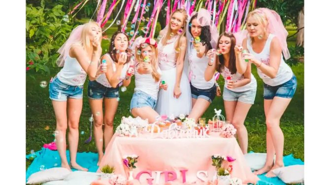 девичник на природе