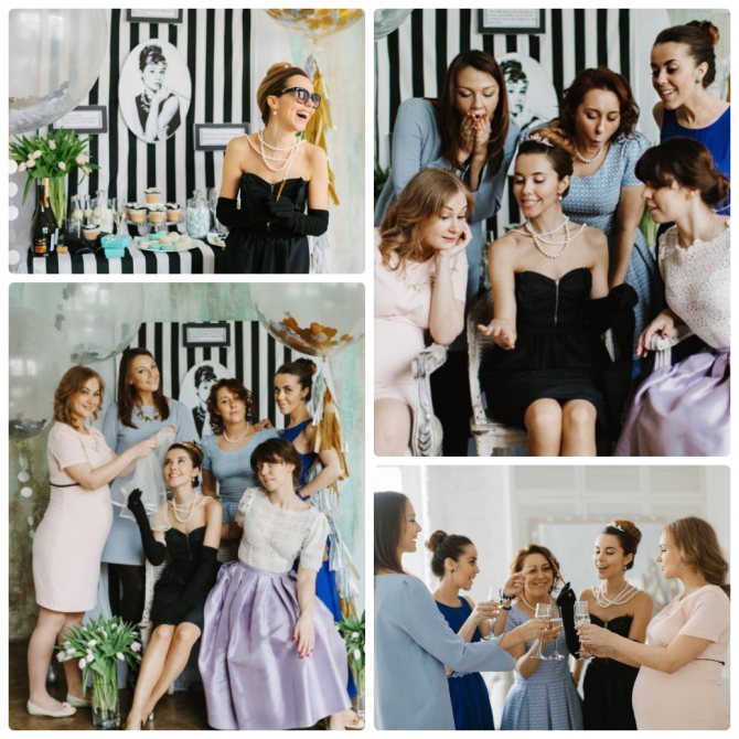 девичник в стиле завтрак у тиффани фото