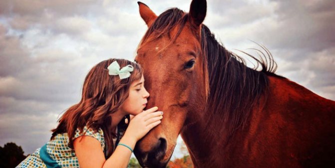 Девочка с лошадью