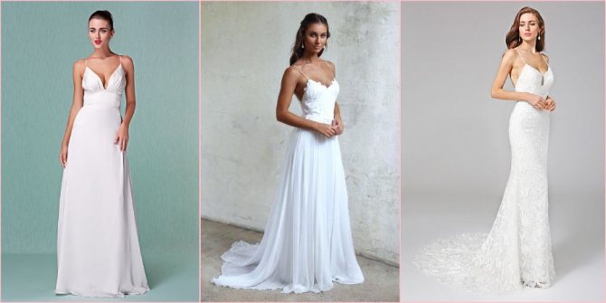 Девушки с тонкими лямками выглядят утонченно