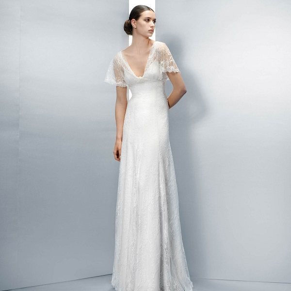 длинное прямое платье на свадьбу