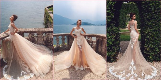 Длинный шлейф всегда выглядит дорого и богато