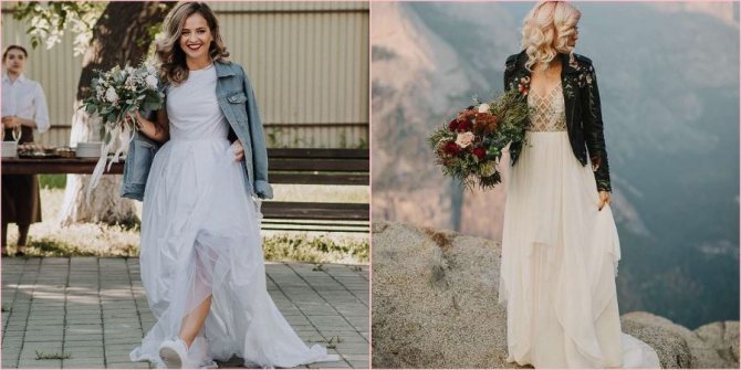 Добавляйте в свадебный лук повседневные вещички