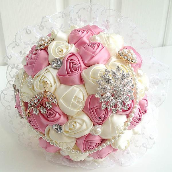 дублирующий букет невесты из лент