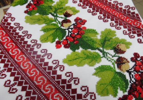 дубы на свадебном рушнике